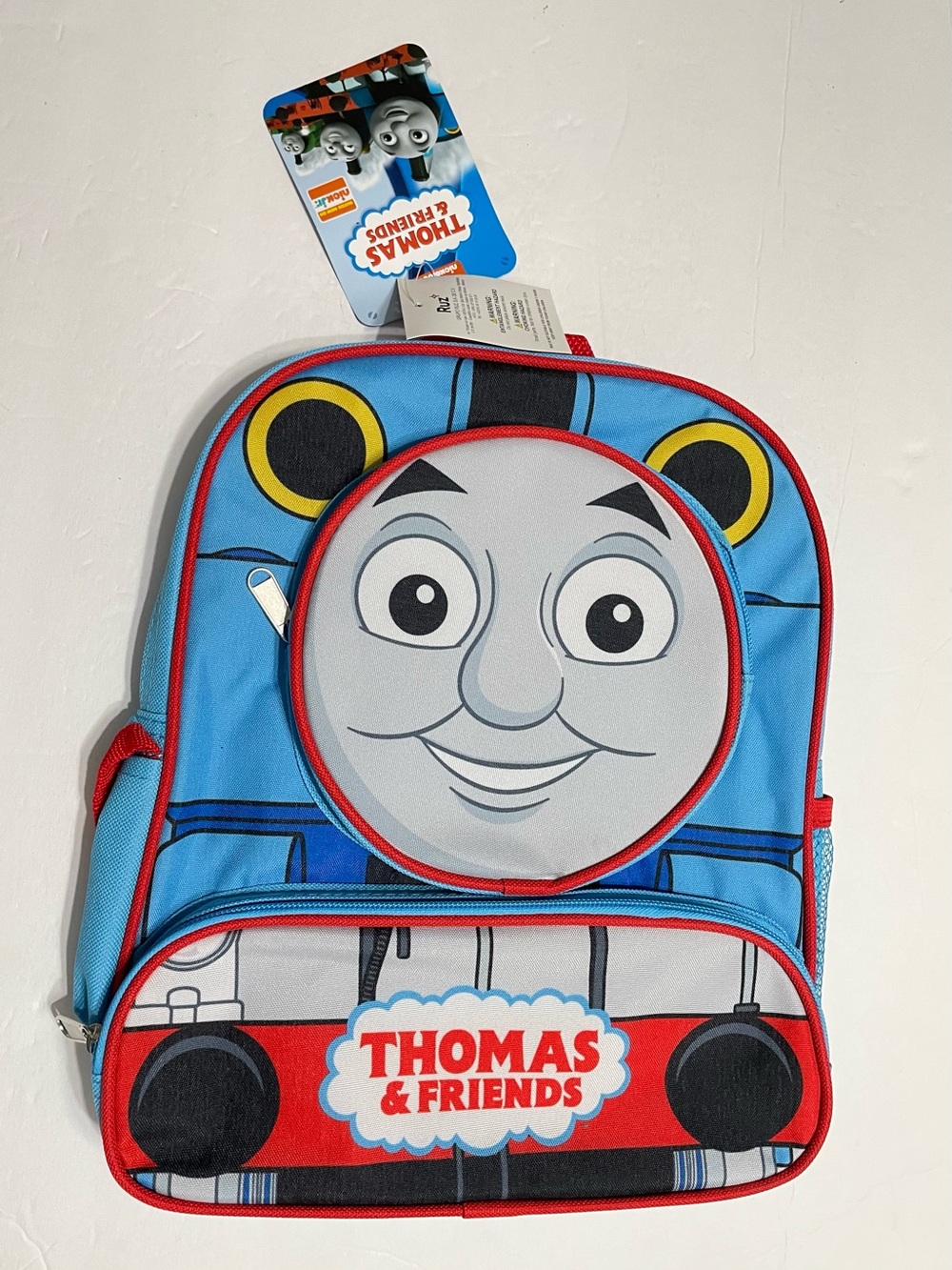 Small Backpack - Thomas the Train Engine - 3D Face 12" School Bag NEW